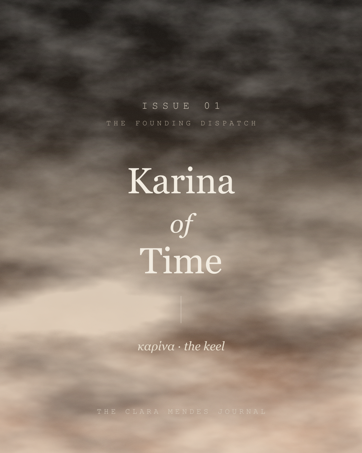 Why This Journal Is Called Karina of Time